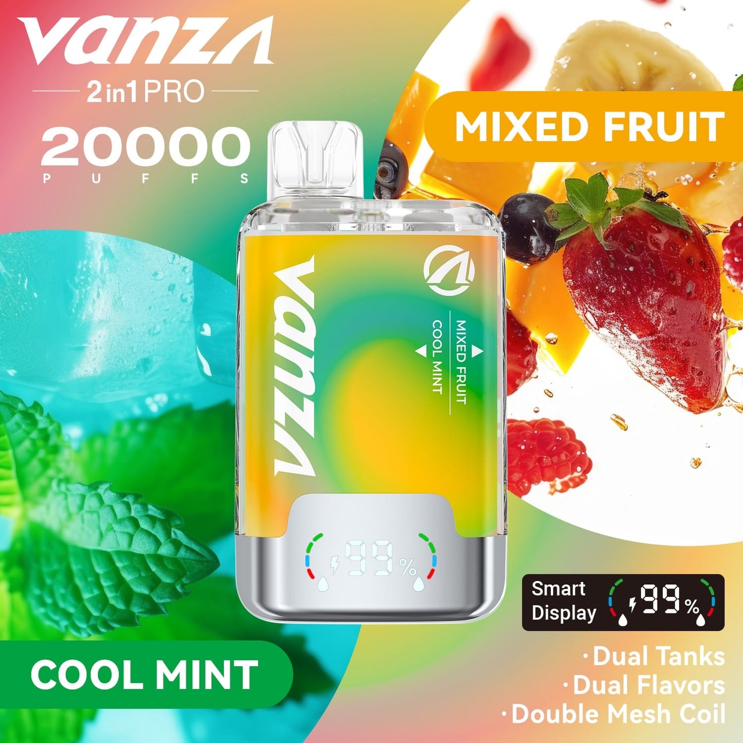 Mixed Fruit - Cool Mint