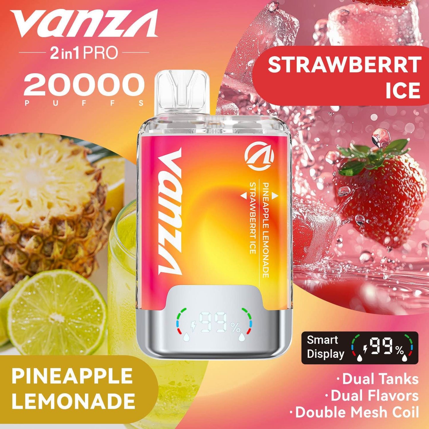 Strawberry Ice - Pineapple Lemonade