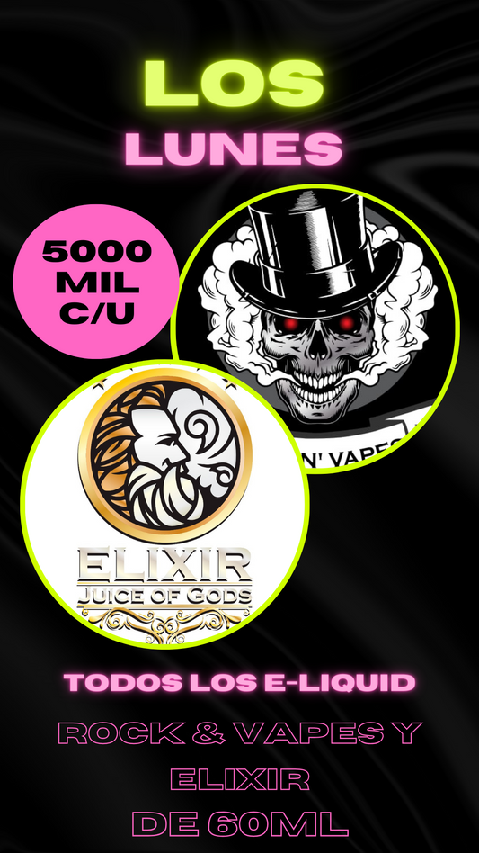 Rock & Vapes y Elixir
